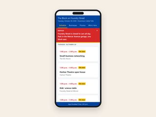 North Superior event app